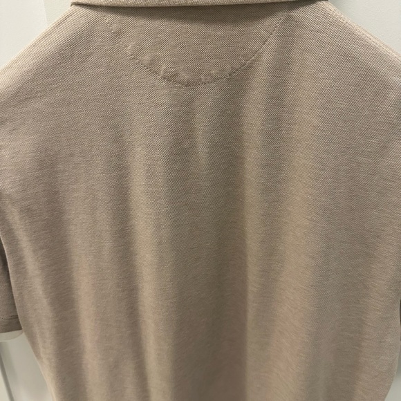 BRUNELLO CUCINELLI Layered Cotton-Jersey Slim Fit Polo Shirt fits like a 50 - Picture 3 of 11